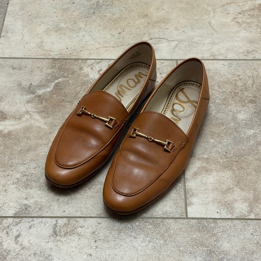Sam Edelman Loraine Bit Loafer, Brown Saddle Leather, Size 7 1/2